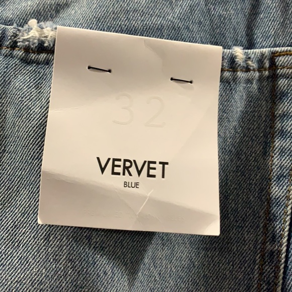 NWT Vervet Blue Emma style distressed mom jean size 32 - Picture 4 of 8